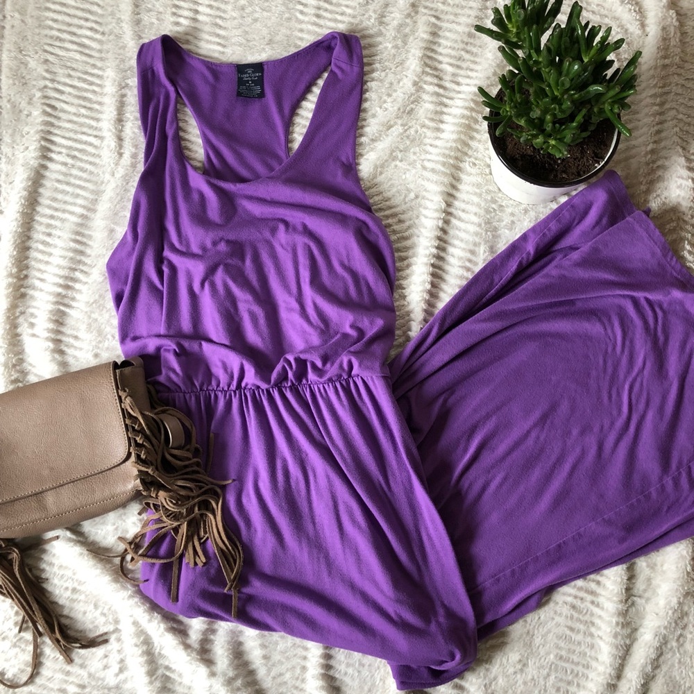 Faded Glory Purple Maxi Dress